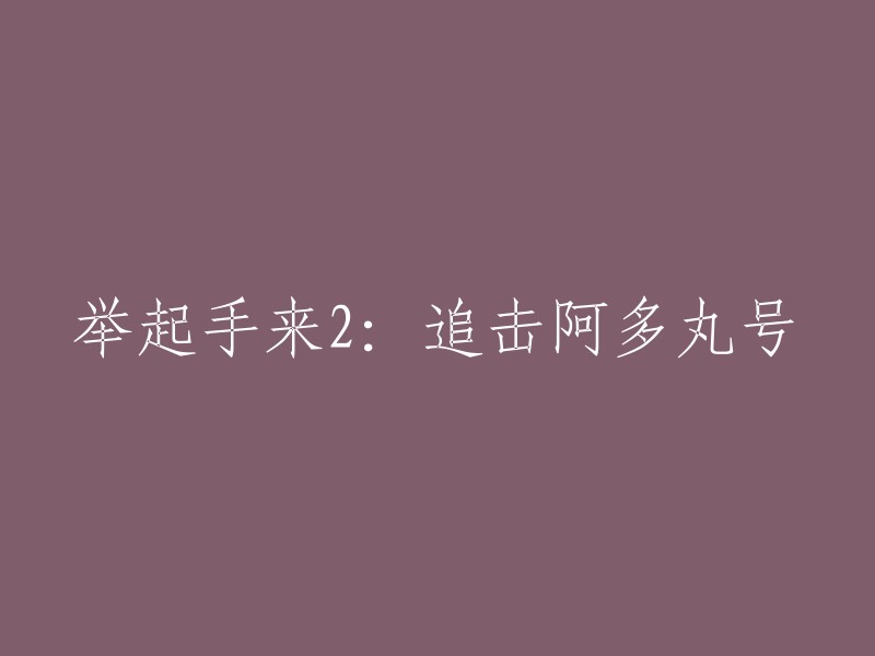 举起手来2:追逐阿多丸号的冒险"