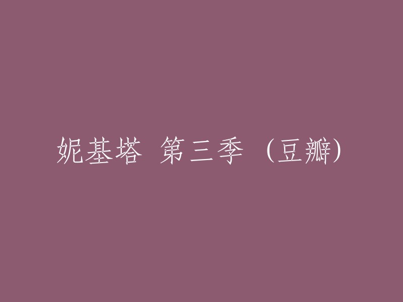 妮基塔第三季(豆瓣)