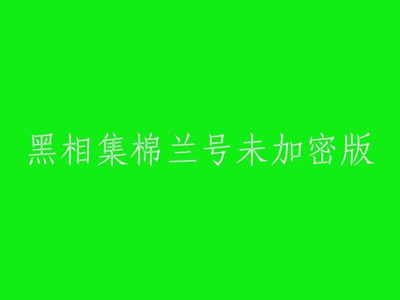 未加密的《黑相集：棉兰号》