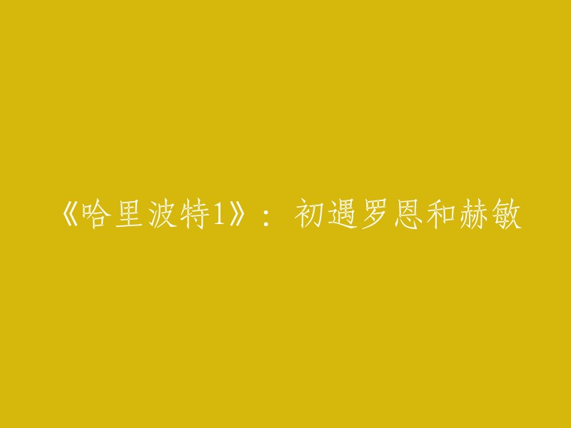 《哈利波特与魔法石》第一章的标题是《哈利波特登上火车前往霍格沃茨，初次遇见罗恩和赫敏》。这个标题已经很好地概括了这一章的内容，不需要重写。