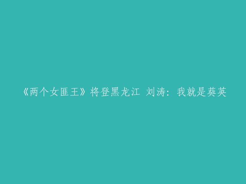 《两个女匪王》是一部抗战大戏，由刘涛、李光洁等人主演。 该剧讲述了葵英姑娘和矿业公司工人一起抗日的故事。