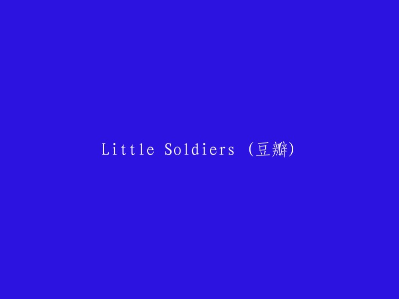 Little Soldiers: A Review on Douban"