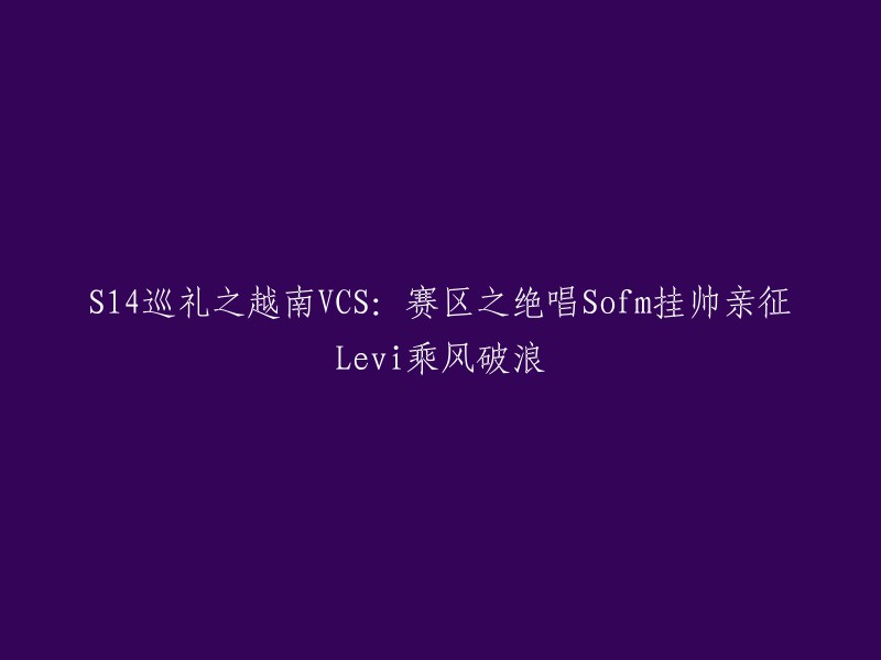 14赛季巡礼：越南VCS赛区的压轴之作，Sofm领军出征，Levi勇闯巨浪