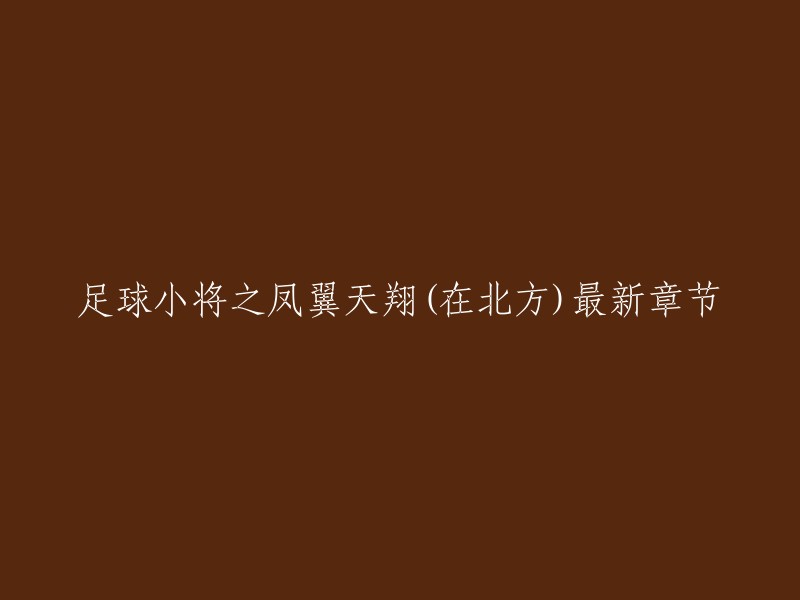 您可以在以下网站找到《足球小将之凤翼天翔(在北方)》的最新章节： 